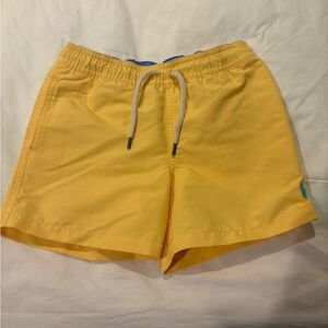 NWOT Polo Ralph Lauren Boys Yellow Swim Trunks